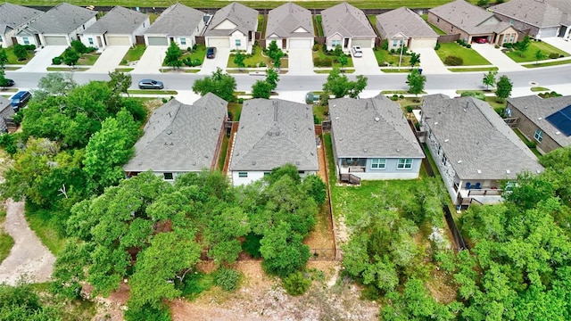 aerial view of residential area