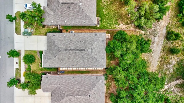 view from above of property