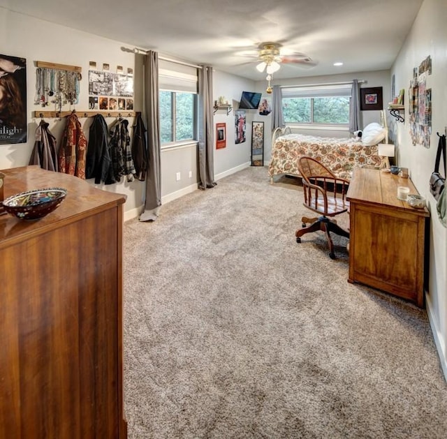 11408 Spicewood Pkwy, Austin, TX 78750 - carpeted bedroom with multiple windows