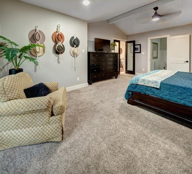 11408 Spicewood Pkwy, Austin, TX 78750 - carpeted bedroom with ensuite bathroom and ceiling fan