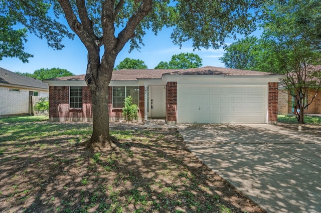 141 Britni Loop, Kyle, TX 78640 - single story home featuring concrete driveway, a garage, and brick siding