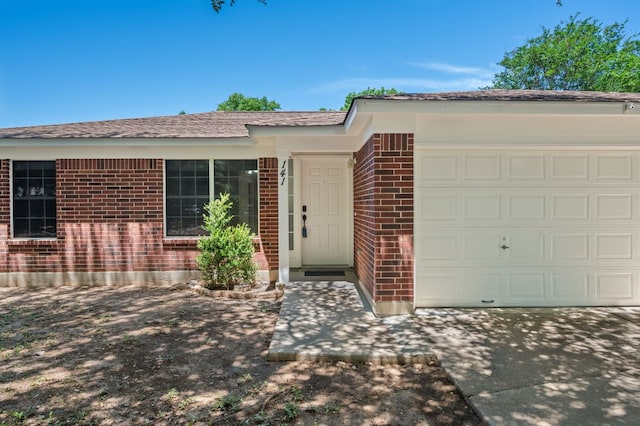 141 Britni Loop, Kyle, TX 78640 - single story home featuring brick siding, a garage, and concrete driveway