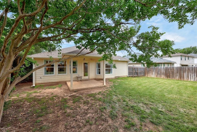 7613 Buck Meadow Dr, Georgetown, TX 78628 - rear view of house featuring a patio and roof with shingles