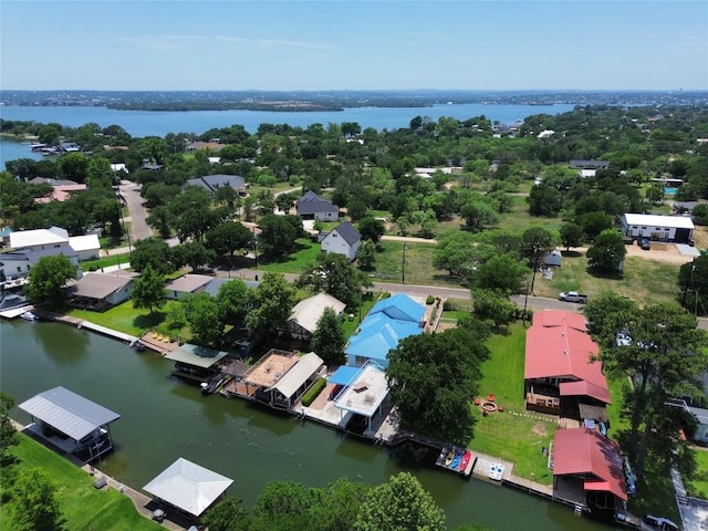 521 E Briarway Dr, Granite Shoals, TX 78654 - aerial perspective of suburban area with a large body of water