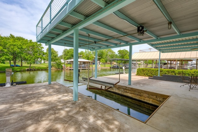 521 E Briarway Dr, Granite Shoals, TX 78654 - dock with boat lift and a water view