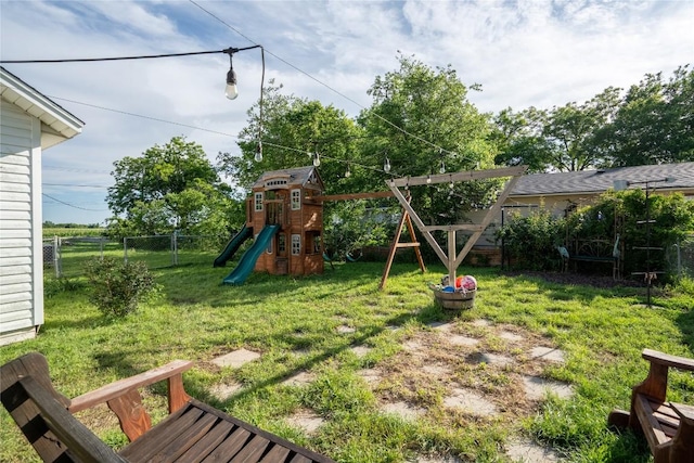 1705 Old Thorndale Rd, Taylor, TX 76574 - view of yard with a playground