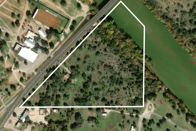 624 N US Highway 281, Johnson City, TX 78636 - map / location with property parcel outlined