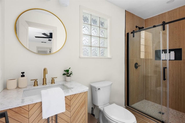 2209 Forest Bend Dr, Austin, TX 78704 - full bath with vanity and a stall shower