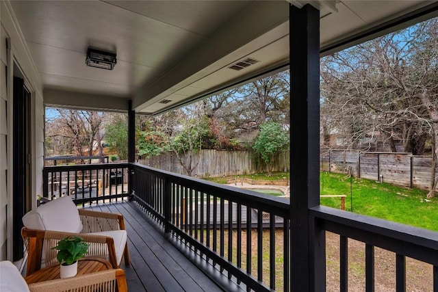 2209 Forest Bend Dr, Austin, TX 78704 - view of wooden deck