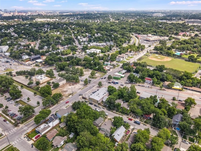 aerial view of property's location