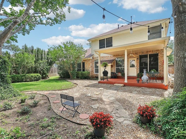 14928 Thatcher Dr, Austin, TX 78717 - back of house with brick siding and a wooden deck