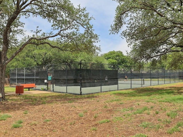 14928 Thatcher Dr, Austin, TX 78717 - view of tennis court