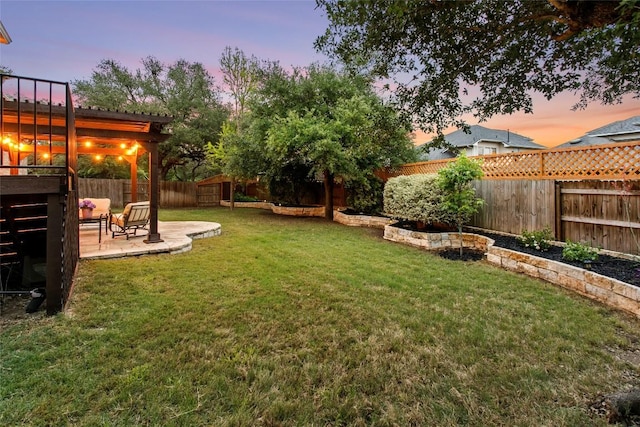 240 Maeves Way, Austin, TX 78737 - view of yard with a patio