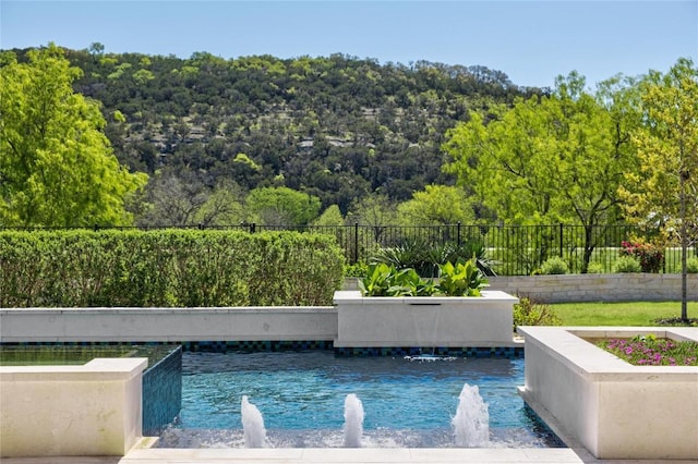 811 Wade Rd, New Braunfels, TX 78132 - view of pool featuring a view of trees