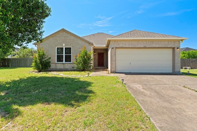 109 Silver Lace Ln, Round Rock, TX 78664 - ranch-style home with brick siding, driveway, and an attached garage