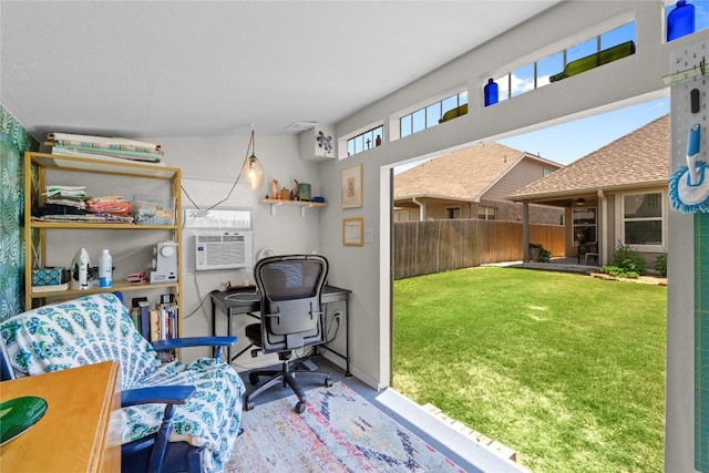 view of patio featuring cooling unit
