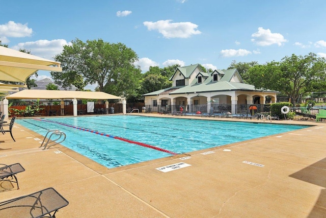 3933 Kristencreek Ln, Round Rock, TX 78681 - community pool featuring a patio area