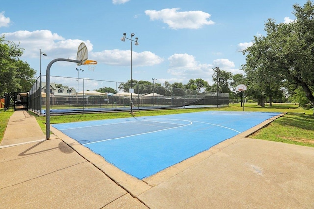 3933 Kristencreek Ln, Round Rock, TX 78681 - view of basketball court featuring community basketball court and a tennis court