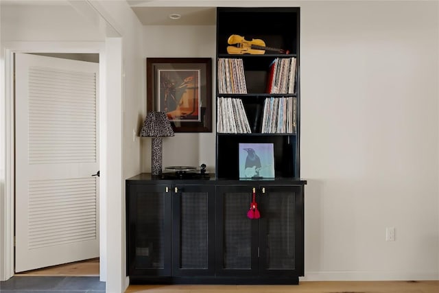 4504 Erin Ln, Austin, TX 78756 - detailed view of wood finished floors and baseboards