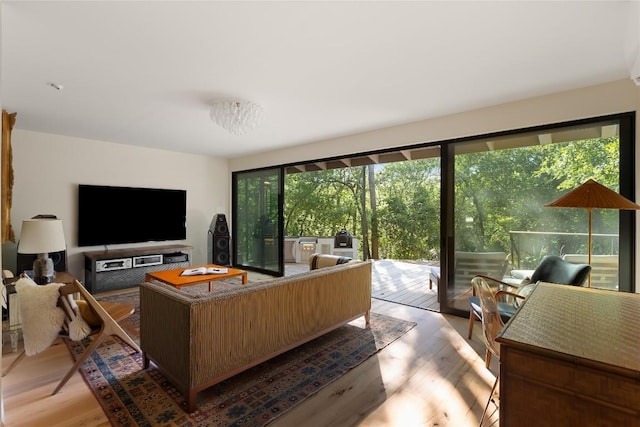 4504 Erin Ln, Austin, TX 78756 - living area with light wood-style flooring