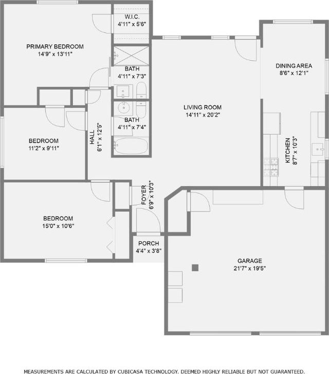 7605 Clydesdale Dr, Austin, TX 78745 - view of floor plan / room layout