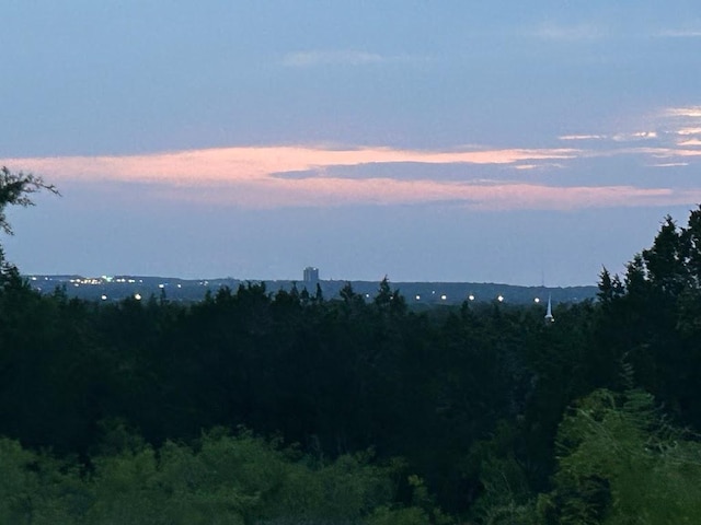 7605 Clydesdale Dr, Austin, TX 78745 - view of mountain backdrop featuring a forest