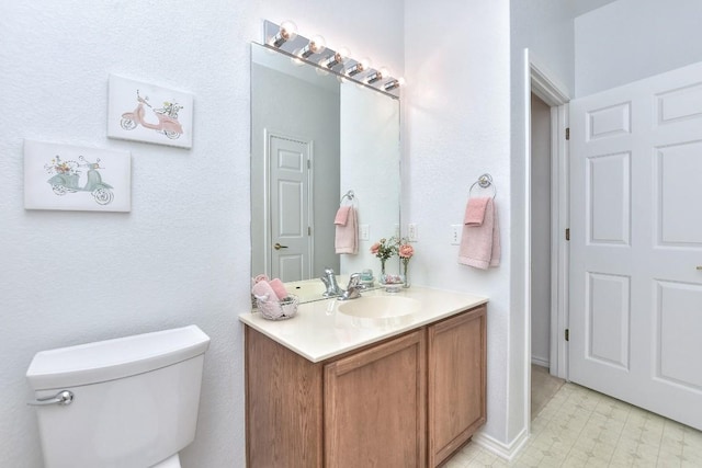 221 Bonham Loop, Georgetown, TX 78633 - bathroom with toilet and vanity