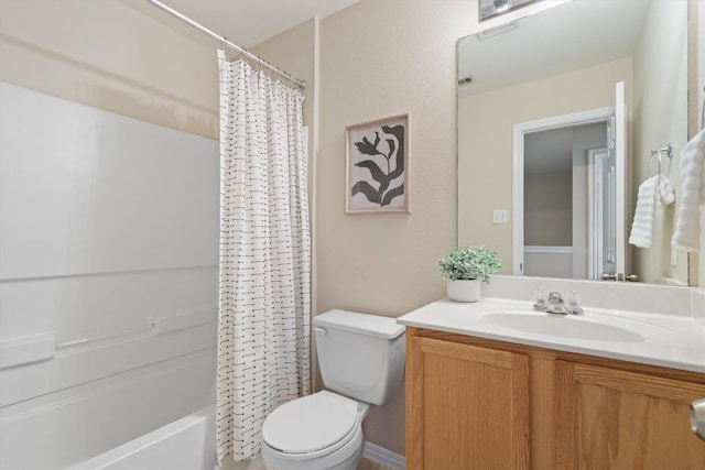 401 Buttercup Creek Blvd Unit 1005, Cedar Park, TX 78613 - bathroom with toilet, vanity, and shower / tub combo