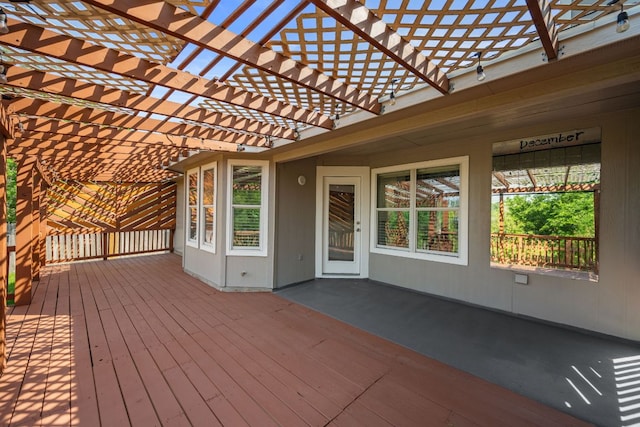 118 Cassandra Dr, Hutto, TX 78634 - wooden terrace featuring a pergola