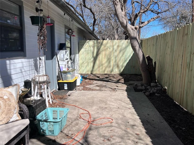 1604 Mill St Unit B, San Marcos, TX 78666 - view of patio with fence
