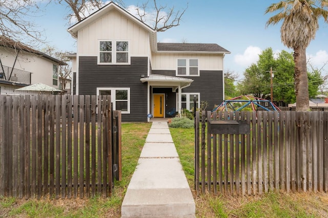 2912 Govalle Ave Unit A, Austin, TX 78702 - view of front of property with board and batten siding