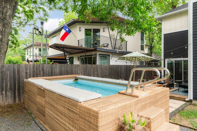2912 Govalle Ave Unit A, Austin, TX 78702 - view of swimming pool featuring a fenced backyard