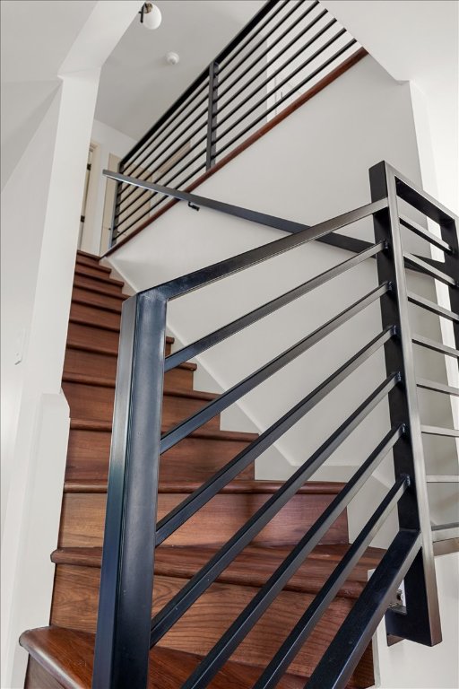 view of stairway