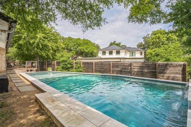 2502 Side Cv, Austin, TX 78704 - view of swimming pool with a fenced backyard