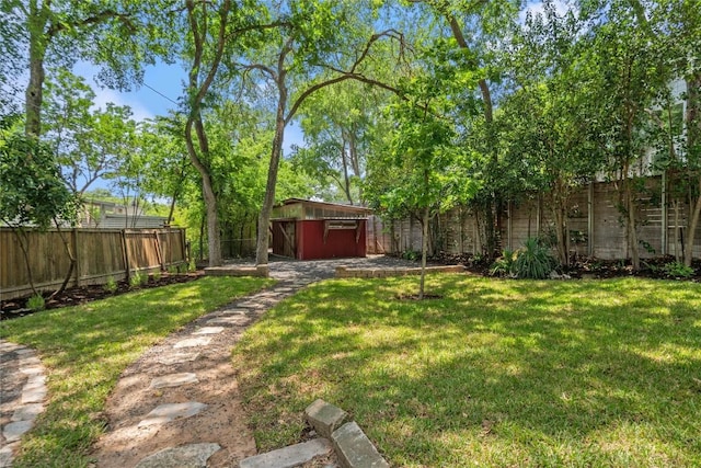 2601 W 49th St, Austin, TX 78731 - view of yard featuring a shed and an outbuilding