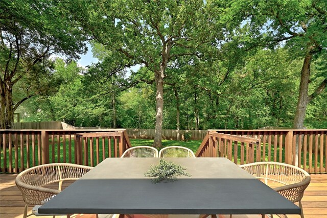 1607 Mesa Verde Dr, Round Rock, TX 78681 - deck featuring outdoor dining space