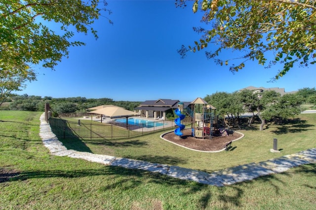 361 Stone View Trl, Austin, TX 78737 - view of community jungle gym