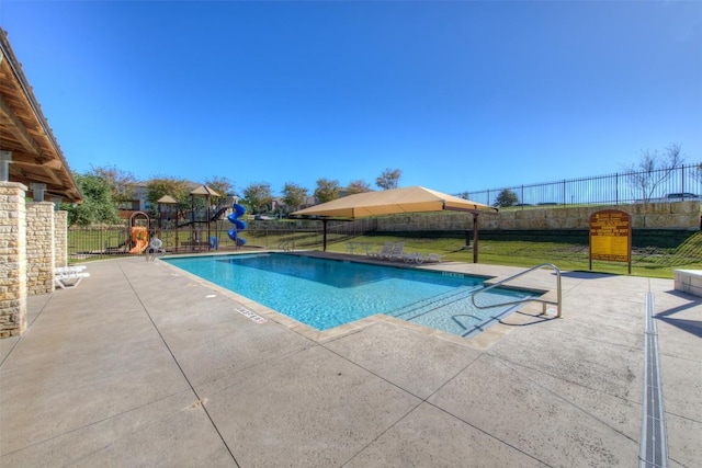 361 Stone View Trl, Austin, TX 78737 - view of swimming pool with a patio area