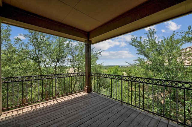 503 S Meadowlark St Unit B, Lakeway, TX 78734 - view of wooden terrace