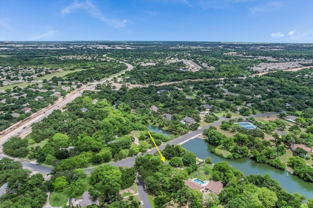 3301 Arrowhead Cir, Round Rock, TX 78681 - bird's eye view of a nearby body of water