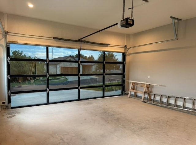 3318 Bay W Blvd, Horseshoe Bay, TX 78657 - garage with a garage door opener and recessed lighting