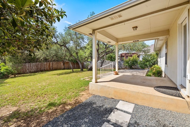 3321 Winding River Trl, Round Rock, TX 78681 - view of yard featuring a patio