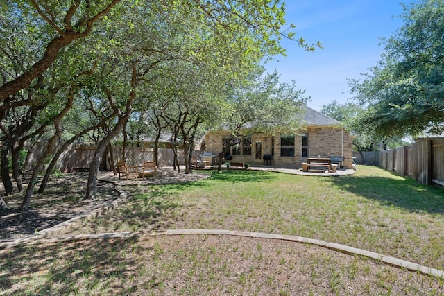 11036 Cherisse Dr, Austin, TX 78739 - view of yard featuring a patio area