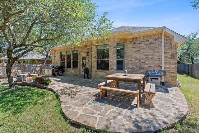 11036 Cherisse Dr, Austin, TX 78739 - view of patio / terrace with outdoor dining space