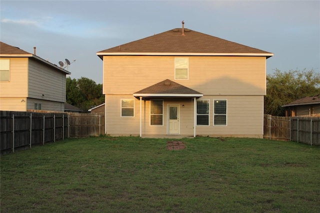 view of back of property