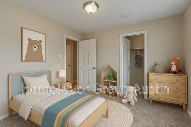 1481 Newbury St, Georgetown, TX 78626 - carpeted bedroom with baseboards