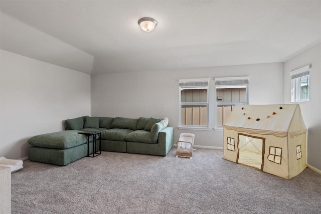 503 Windy Reed Rd, Hutto, TX 78634 - carpeted living area with baseboards