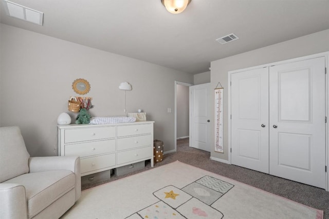 503 Windy Reed Rd, Hutto, TX 78634 - bedroom with carpet floors and a closet