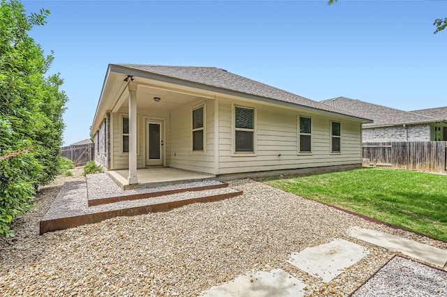 552 Windom Way, Georgetown, TX 78626 - rear view of property featuring a patio area