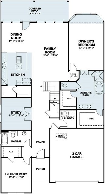 3683 Prosper Rd, Leander, TX 78641 - floor plan / room layout